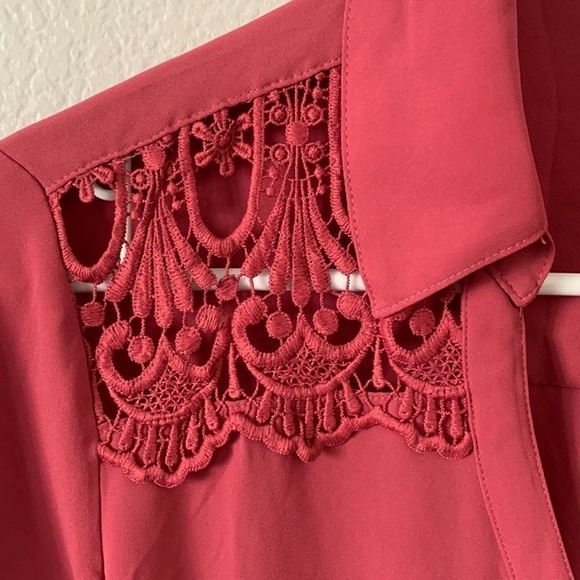 Express The Portofino Shirt Blouse Slim Fit - Picture 3 of 11